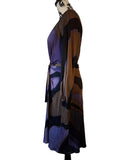 Issa London Printed Silk Jersey Wrap Dress Size 14