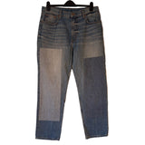 B Sides Women's Blue Patchwork Jeans Size W31 L29