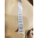 Roland Mouret Beige Silk Dress Size UK 6