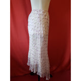 Fenn Wright Manson Long Lilac 100% Silk Skirt Suit Size 6