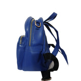 Versace Jeans Blue Women's Rucksack Versace Jeans Style Faux Leather Backpack