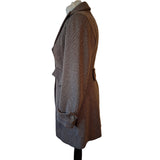 Bazar de Christian Lacroix Womens Brown Coat Size 10