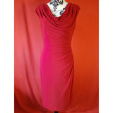 Lauren Ralph Lauren Burgundy Ocassion Dress Size 8