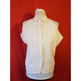Theory Women's White Top Blouse Size P / S.