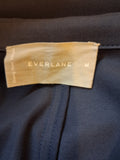 Everlane Mens Navy Blue Cotton Stretch Performance Blazer Jacket Size M
