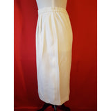 Condici Set White Embroidered Skirt Suit Size 12