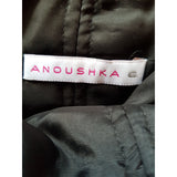 Anoushka G. Black Floral Embellished Ocassion Long Dress Size 10