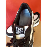 Supermade Off Brand Heart #444x Black White Trainers Size 10 UK 44 EU.