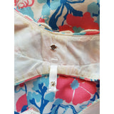 Lily Pulitzer White Red Blue Dress Cotton Size 4 / S