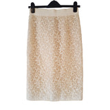 Giambattista Valli White Crochet Skirt Size S
