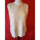 Zara Collection Women's Beige Gold Top Size L