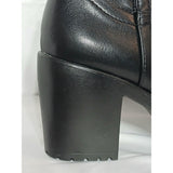Graceland Womens Black Knee High Boots Chunky Block Heel Platform size5.5