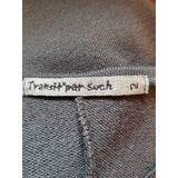 Transit Par Such Black Grey Wool Blend Dress Size 2 / XS.