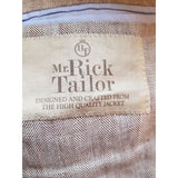 Mr. Rick Tailor Men's Brown Jacket Size 56