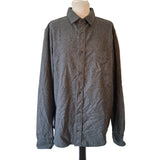 A.P.C. Rue Madame Paris Mens Grey Wool Blend Shirt Size XL