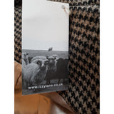 Izzy Lane Women's Black Grey Check Wool Jacket Size S