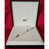 Montblanc Meisterstück White Solitaire Red Gold plated Classique Rollerball