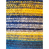 Seasalt Cornwall Blue Yellow Stripe Wool Knit Jumper Size 22