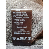 Transit Par Such Black Grey Wool Blend Dress Size 2 / XS.