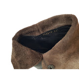 Balenciaga Dark Brown Leather High Heels Ankle Boots Size 39 EU 6 UK