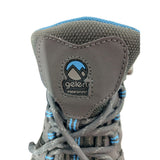 Gelert Horizon Junior Women's Mid Waterproof Hiking Boots Grey Blue Outdoor Boots Size 6 UK 39 EU