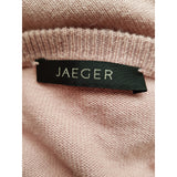 Jaeger Beige Men's Silk Cashmere Jumper Size XL