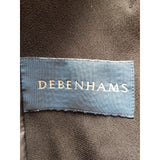 Debenhams Women's Black Embroidered Jacket Size 12