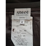 Armani Collezioni Black Drop Waist Flounce/Pleated Hem Skirt Size 42 IT 10 UK