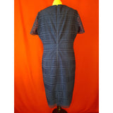 PRECIS Petit Navy Lace-trimmed Dress Size 18.