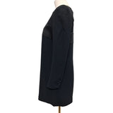 Saint Laurent Black Mini Dress, Size 38 FR 10 UK