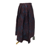 Burberry Blackcurrant Embroidered Skirt Size UK 8