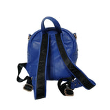 Versace Jeans Blue Women's Rucksack Versace Jeans Style Faux Leather Backpack