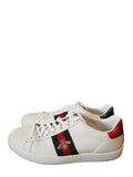 Gucci Ace Bee Sneakers Leather Low-Top Sneakers Size 39 IT 6 UK