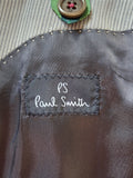 PS Paul Smith Mens Grey Pinstripe 100% Wool Blazer Suit Jacket Size 42 R