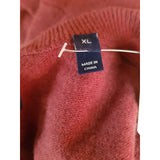 GANT Men's Burgundy Wool Blend Jumper Size XL
