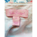 Lily Pulitzer White Red Blue Dress Cotton Size 4 / S