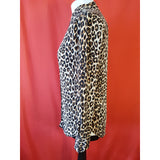 Kate Moss Equipment Animal Print Blouse XS/TP