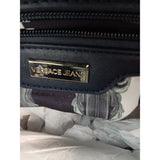 Versace Jeans Blue Women's Rucksack Versace Jeans Style Faux Leather Backpack