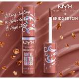 Nyx Professional Makeup X Bridgerton Royal Butter Gloss - Shade 02 Praline