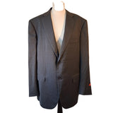 Isaia Napoli Mens Grey Wool Suit Size 46R RRP $2,246
