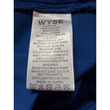 WYSE London Blue Jersey Side Stripe Wide Leg Trousers Track Pants Size 2R - UK 10