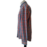 GANT Georgica Poplin 100% Cotton Long Sleeve Checked Button Down Shirt Size L