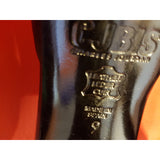 CJBIS Charles Jourdan Black Brown Beige Stripe Heels Stripe Size 9 US 7 UK