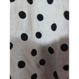 Wallis Women's White Polka Dot Top Blouse Size UK 16