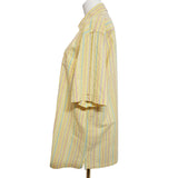 Zegna Sport Men's Yellow Stripe Shirt Size XL