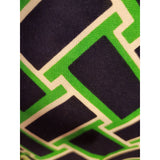 Diane Von Furstenberg Navy Green White Dress Size 2 US 6 UK
