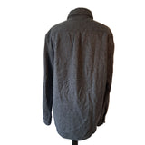 A.P.C. Rue Madame Paris Mens Grey Wool Blend Shirt Size XL