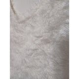 Pretty Secrets Womens Cream 3-Piece Fluffy Lounge Set Size 16/18