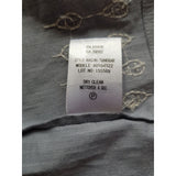 THEORY Women's Grey Embroidered Top Size S