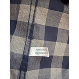 Charles Tyrwhitt Mens Navy Grey Plaid Check Long Sleeve Casual Shirt Size M